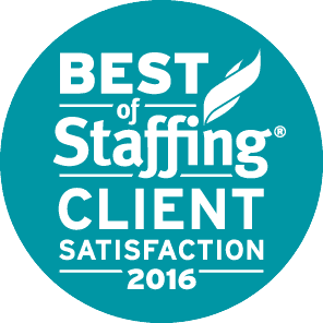 Medstaff's Best of Staffing Client Satisfaction 2016 Award